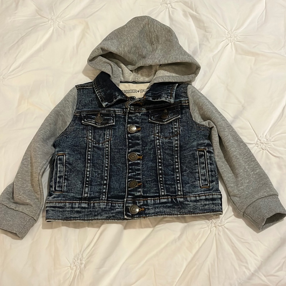 Tucker and Tate hoodie jean jacket - 24 months